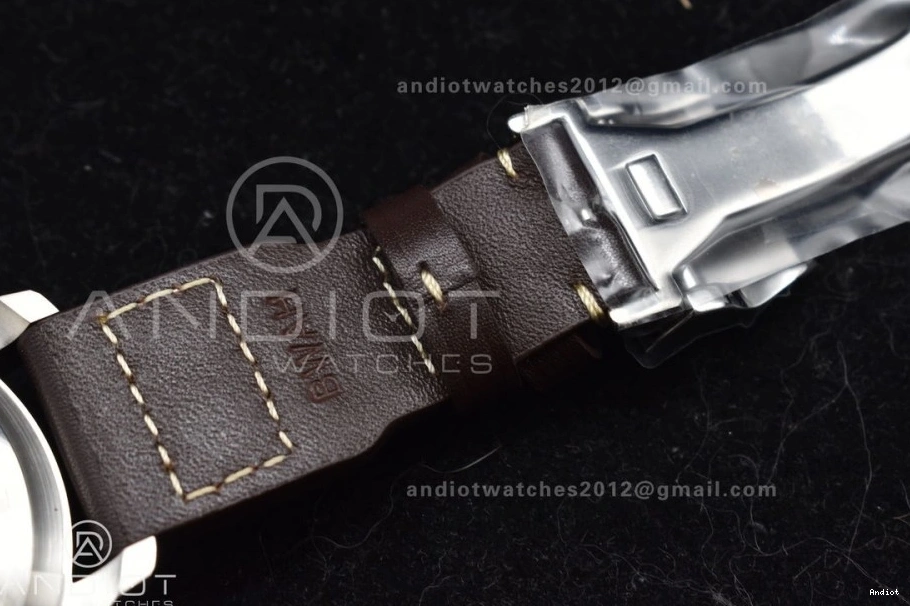 Strap Leather on Pilot Big ZF A51110 Brown Edition Best Real IW500901 0516